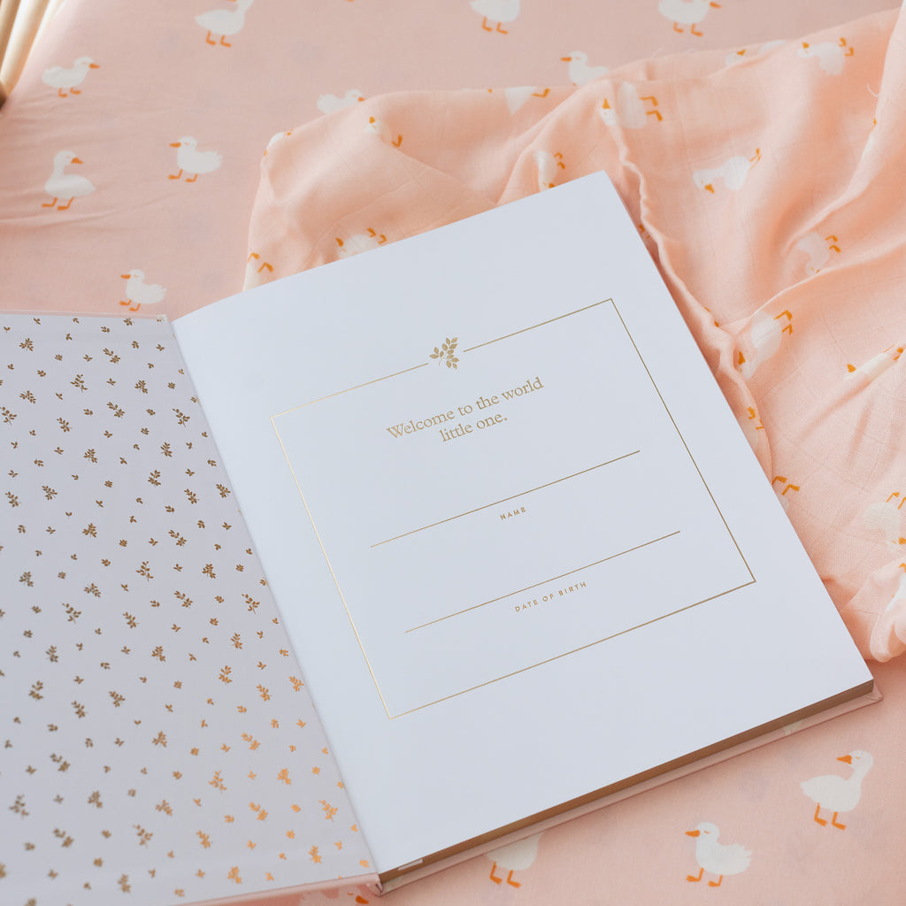 Baby Book Pink Ducks - 3rd Edition - SECONDS
