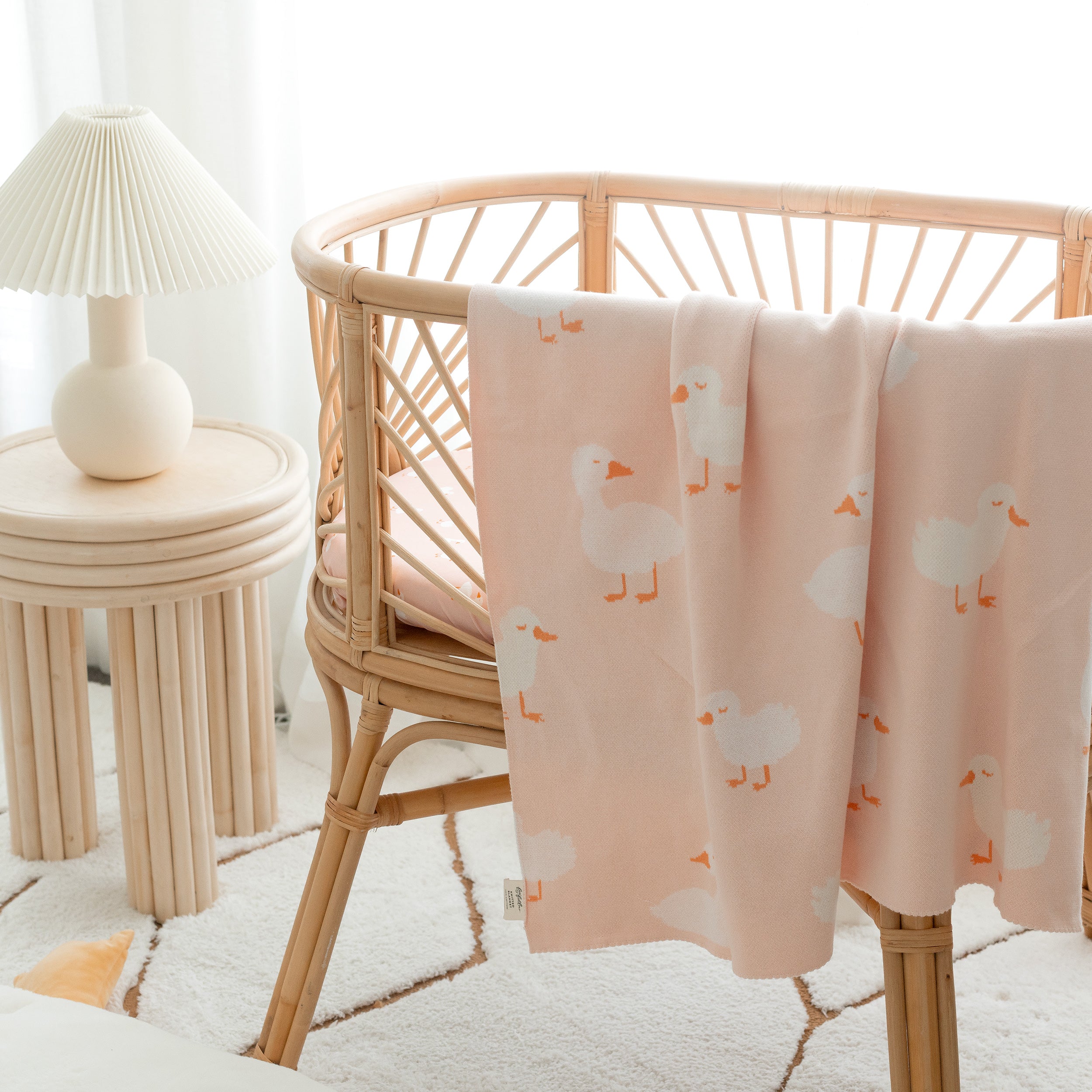 Pink Ducks Blanket