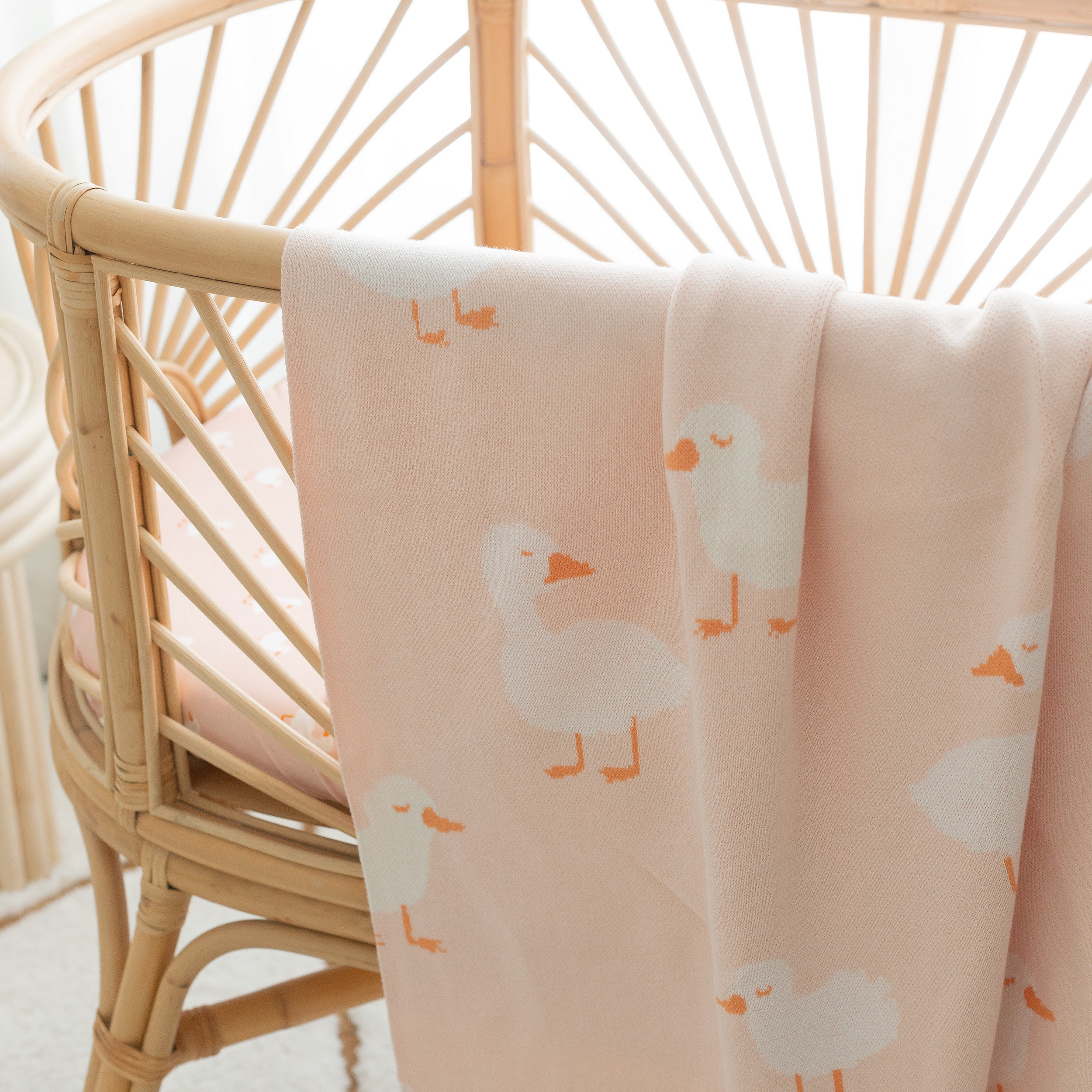Pink Ducks Blanket