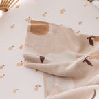 Golden Pears Organic Fitted Bassinet Sheet/Change Pad Cover