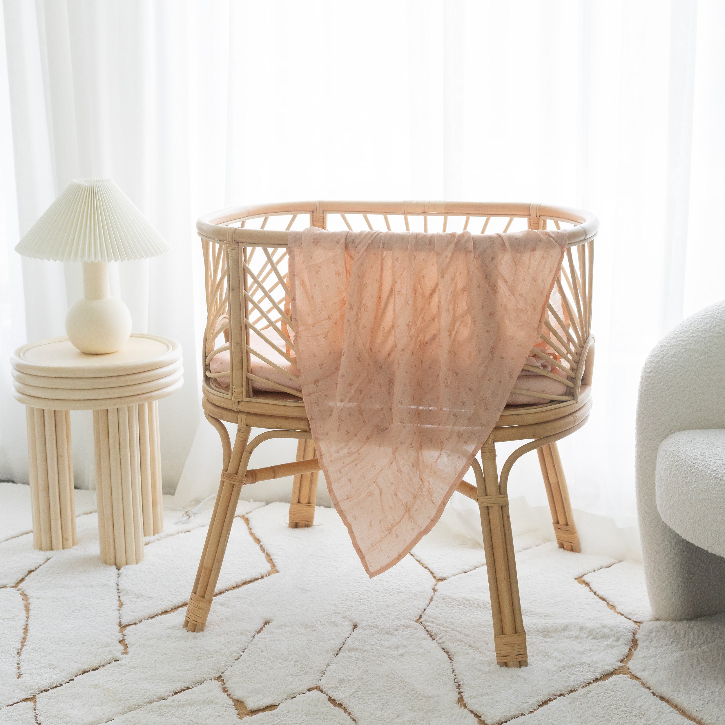 Wild Ruscus Muslin Wrap Swaddle  - PRE-ORDER (MARCH)