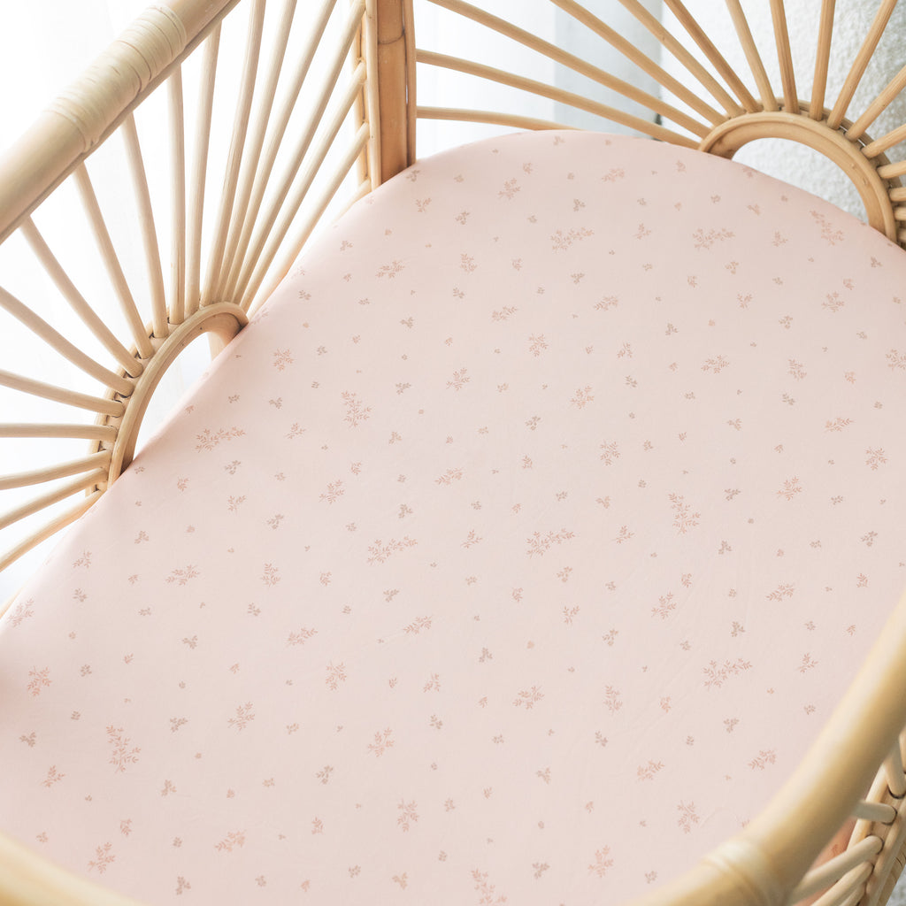 Wild Ruscus Organic Fitted Cot Sheet