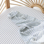 Breton Stripe Muslin Wrap Swaddle