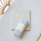 Breton Stripe Muslin Wrap Swaddle