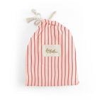 Strawberry Stripe Organic Fitted Bassinet Sheet/Change Pad Cover - PRE-ORDER (MARCH)