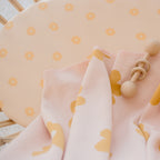 Daisy Chain Organic Fitted Bassinet Sheet/Change Pad Cover