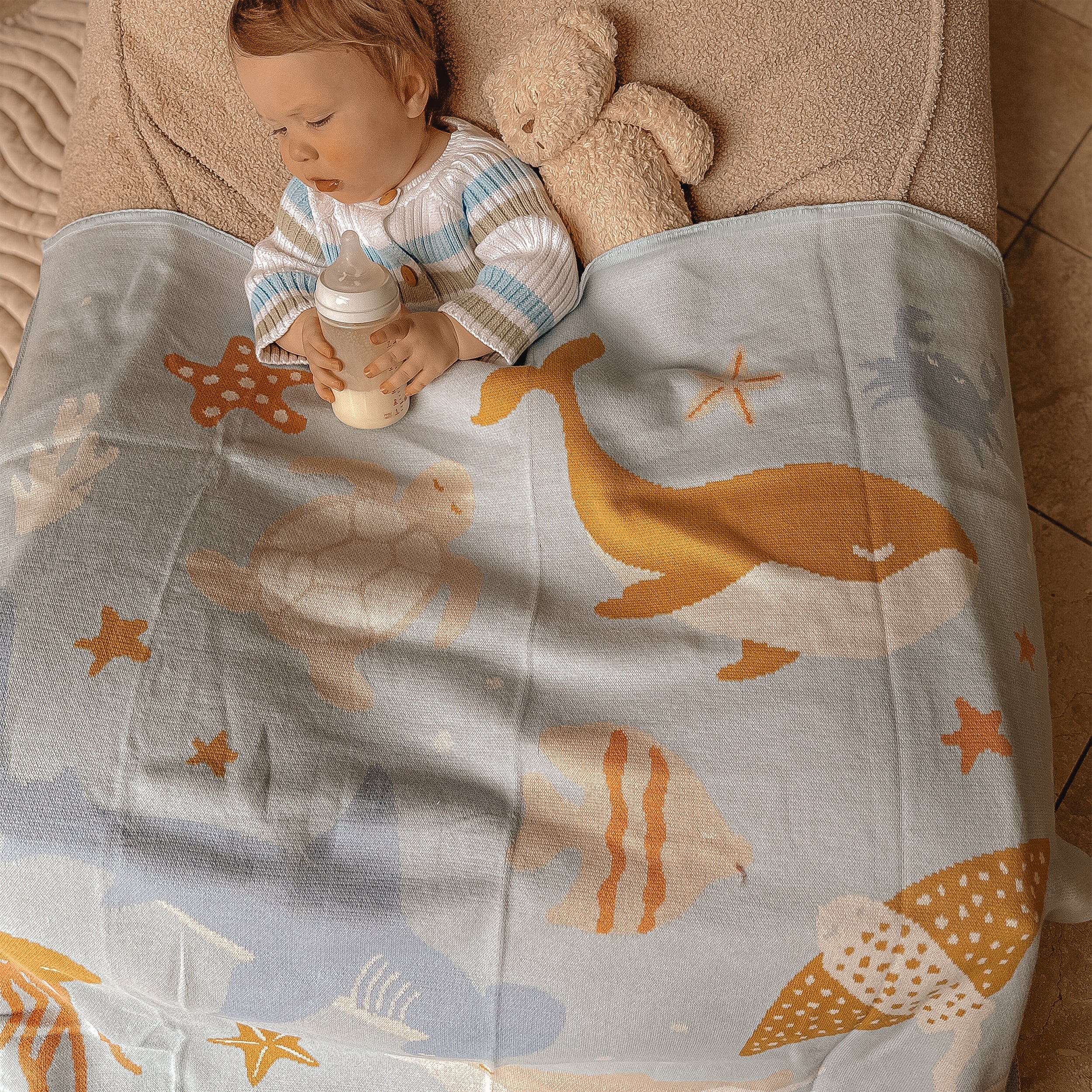 Ocean Creatures Blanket