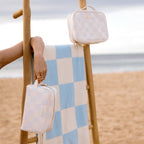 Powder Check Cosmetic Bag - SECONDS