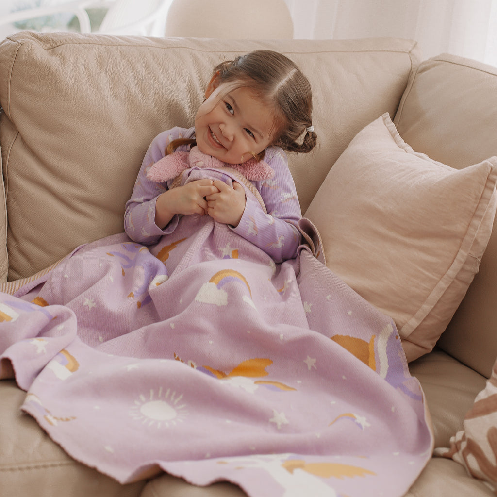 Unicorns Blanket– Fox Fallow - Main Image