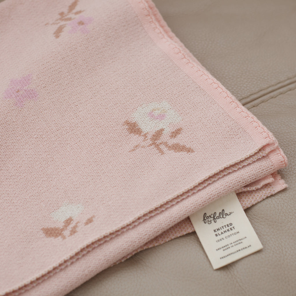 Dusty Roses Blanket