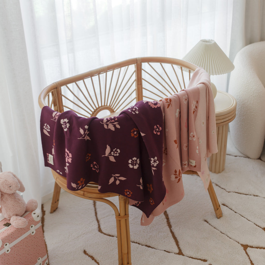 Sweet Plum Blanket - SECONDS