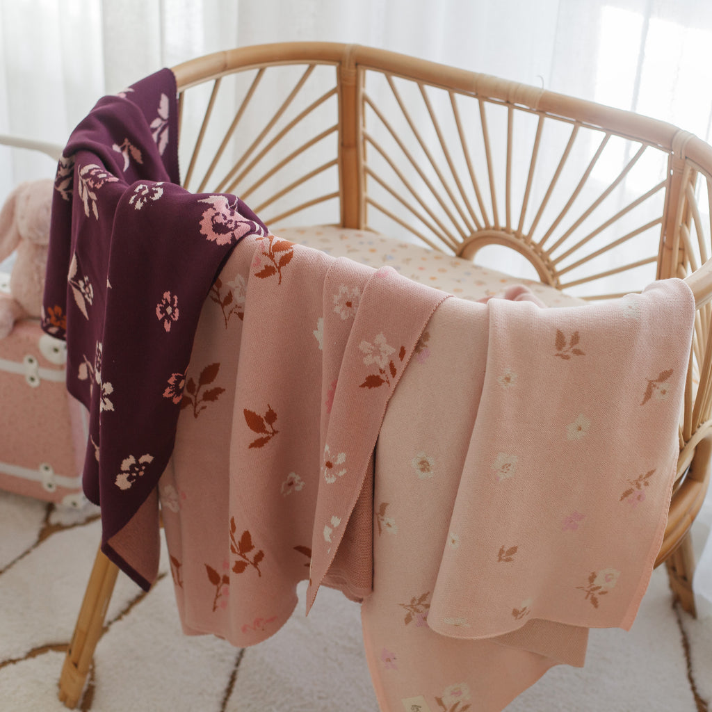 Sweet Plum Blanket - SECONDS