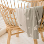Zanzibar Organic Fitted Bassinet Sheet/Change Pad Cover - SECONDS