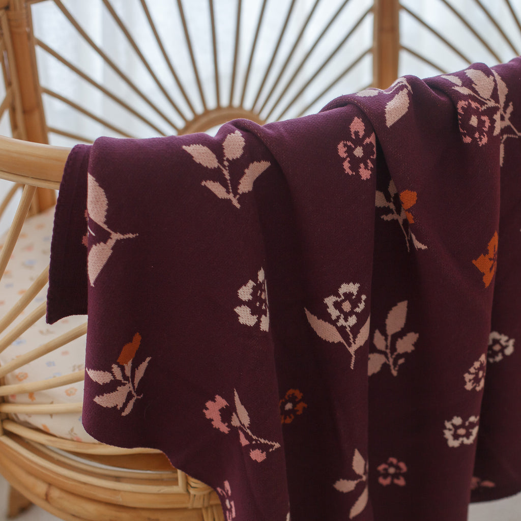 Sweet Plum Blanket - SECONDS