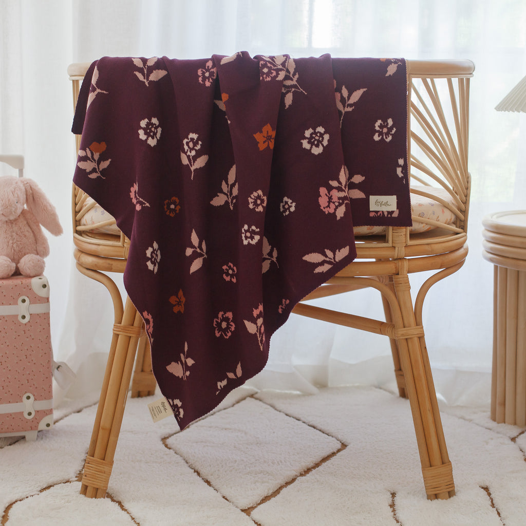Sweet Plum Blanket - SECONDS