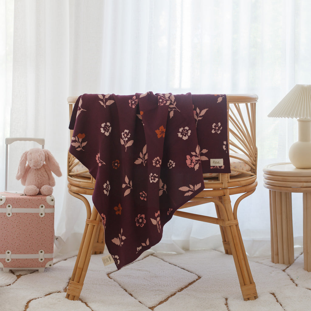 Sweet Plum Blanket - SECONDS
