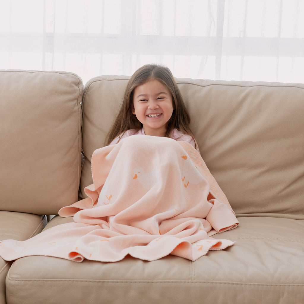 Pink Ducks Blanket