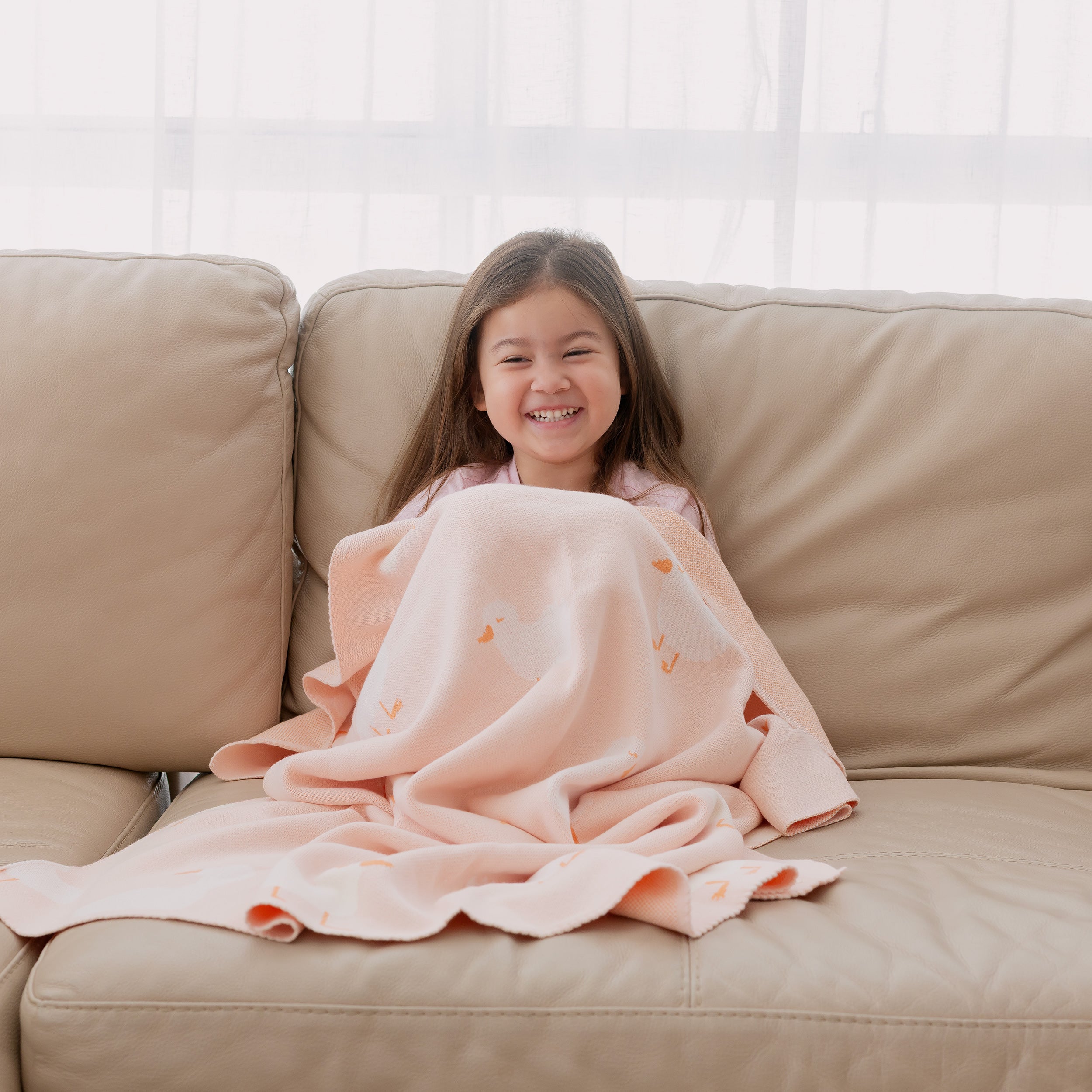 Pink Ducks Blanket