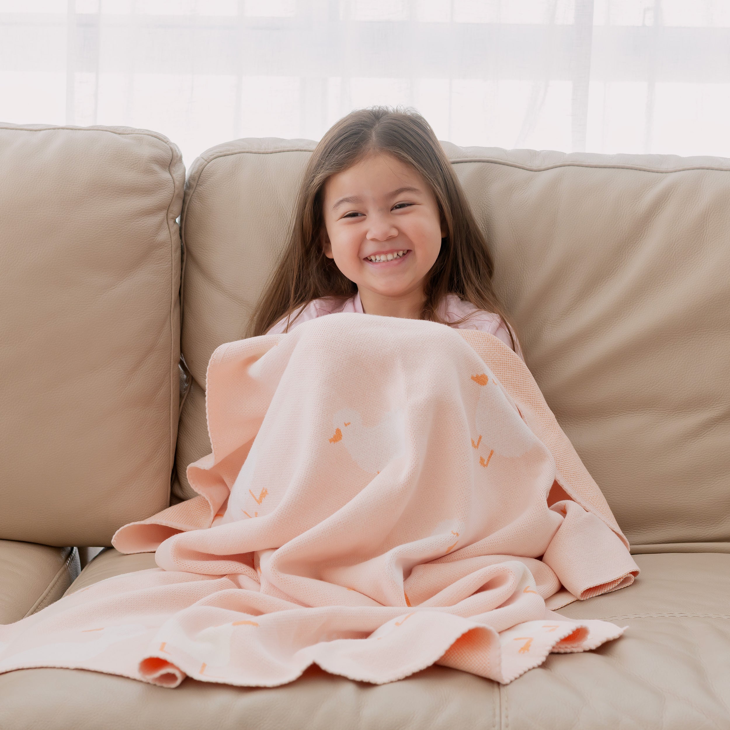 Pink Ducks Blanket
