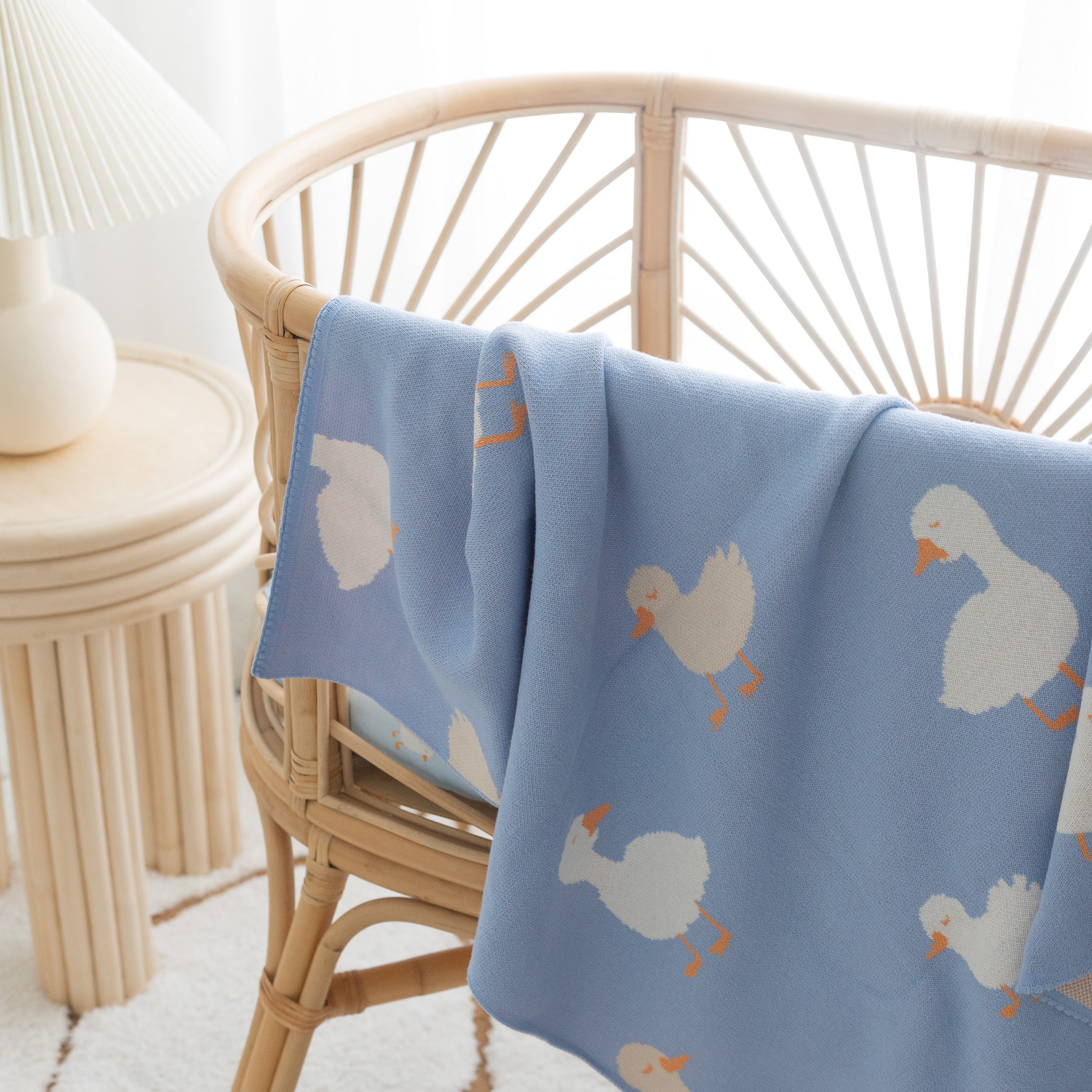 Blue Ducks Blanket