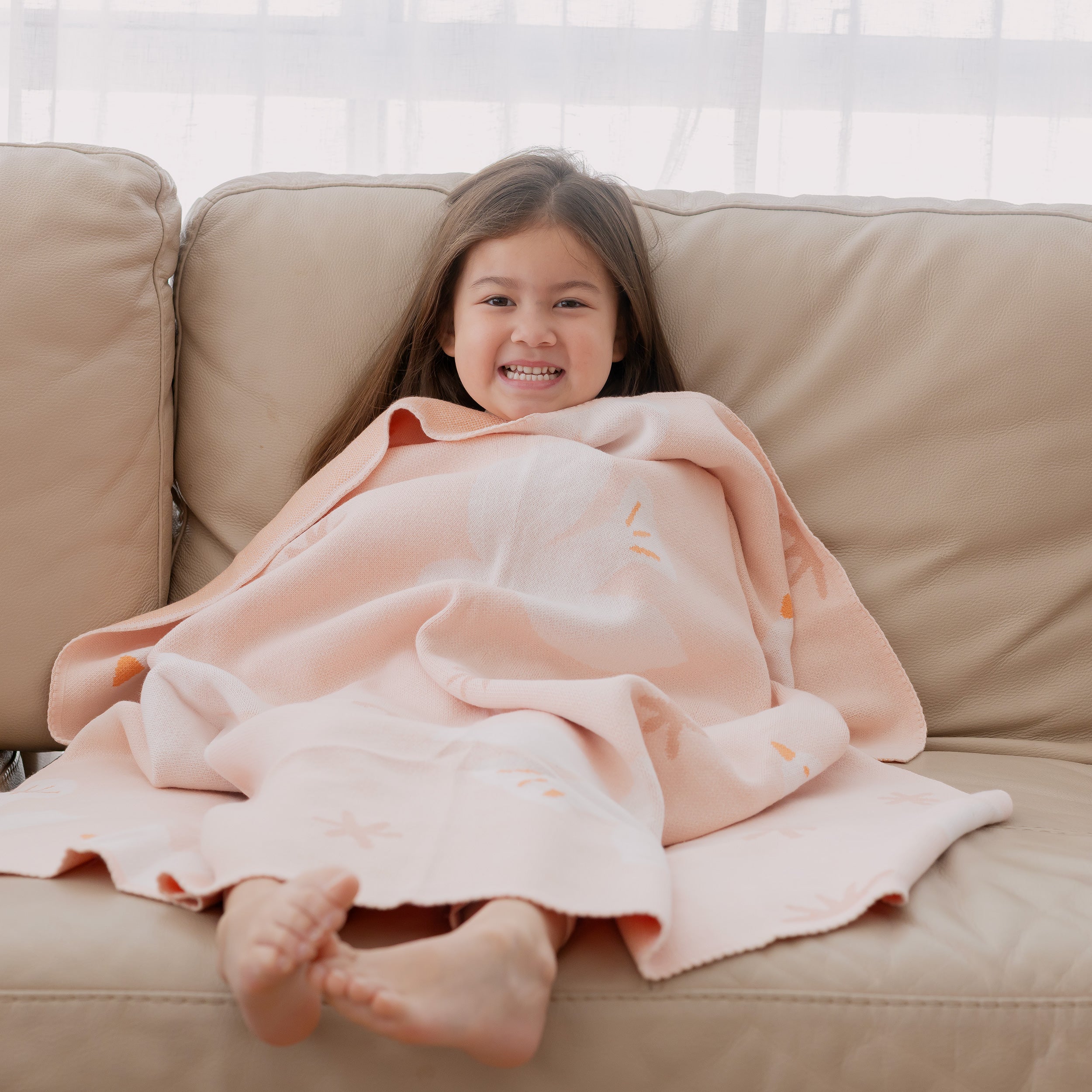Pink Doves Blanket