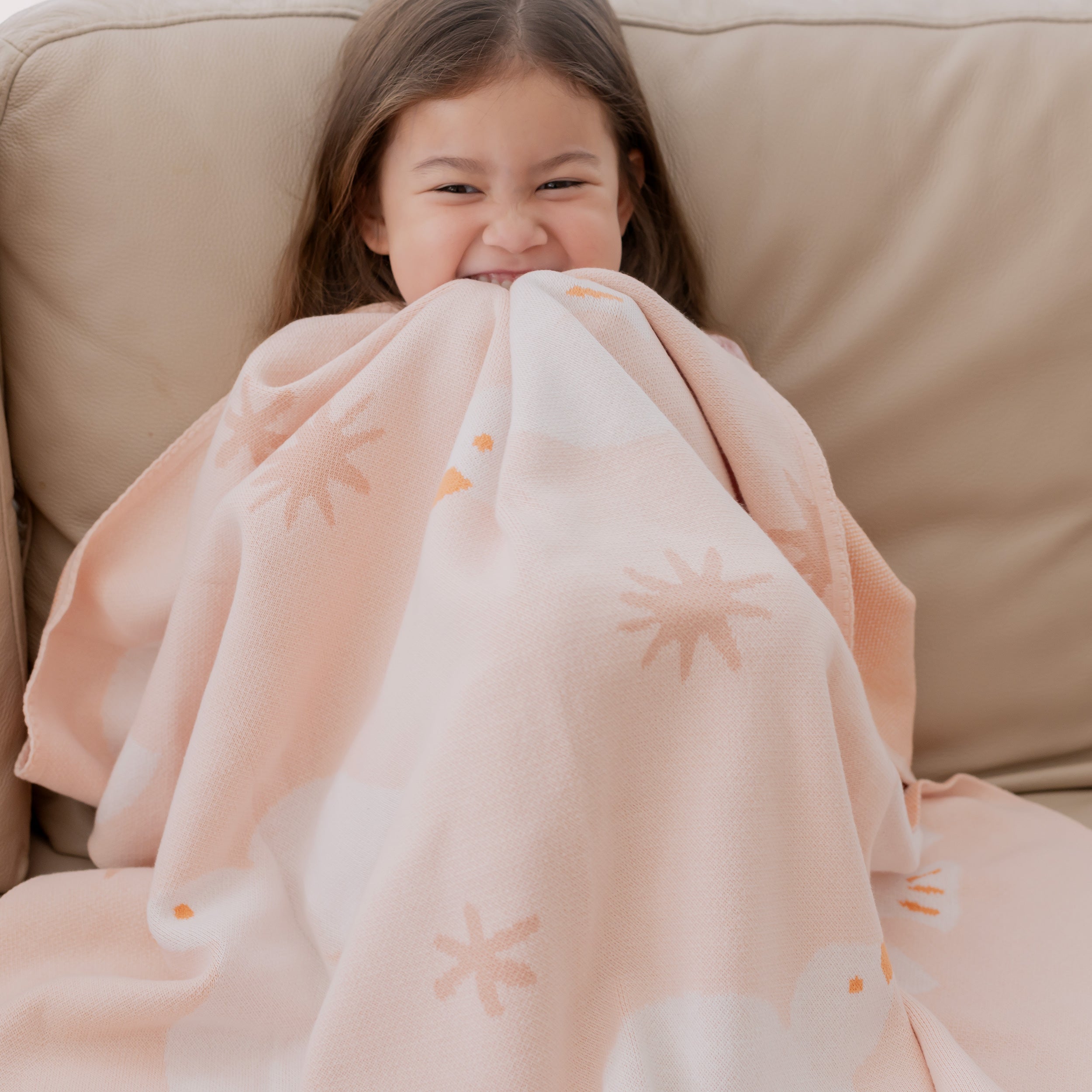 Pink Doves Blanket