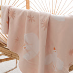 Pink Doves Blanket
