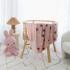 Little Hearts Muslin Wrap Swaddle