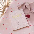 Little Hearts Organic Fitted Bassinet Sheet/Change Pad Cover