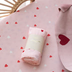 Little Hearts Muslin Wrap Swaddle