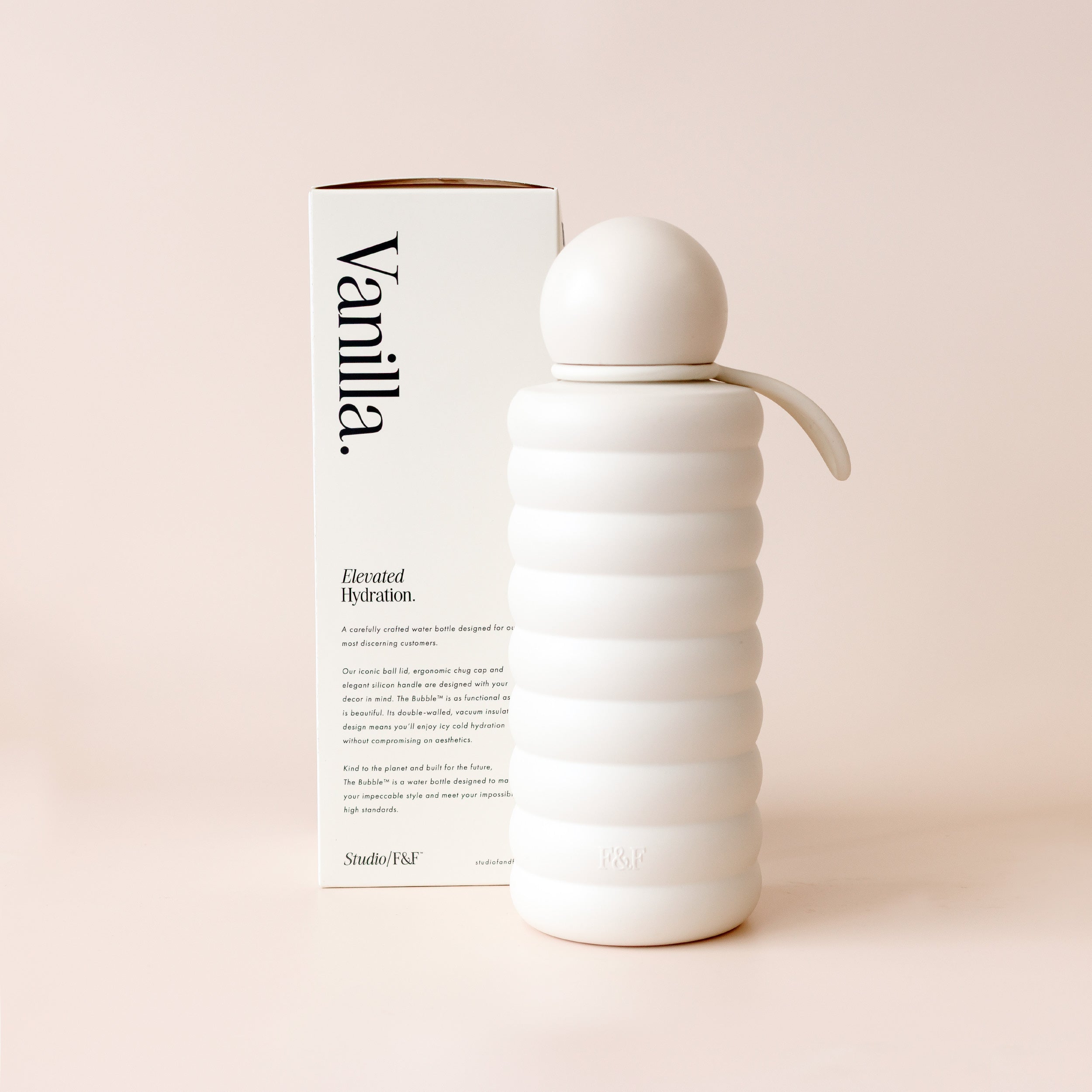 The Bubble Reusable Water Bottle 700ml - Vanilla - PRE-ORDER (MID-LATE APRIL)