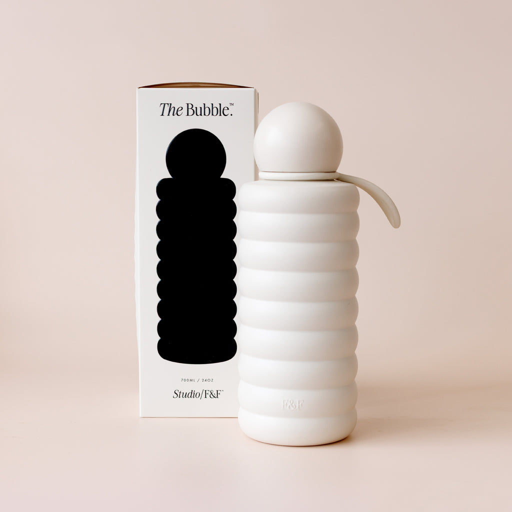 The Bubble Reusable Water Bottle 700ml - Vanilla - PRE-ORDER (LATE-APRIL)