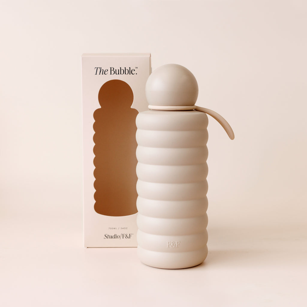 The Bubble Reusable Water Bottle 700ml - Latte - PRE-ORDER (LATE-APRIL)