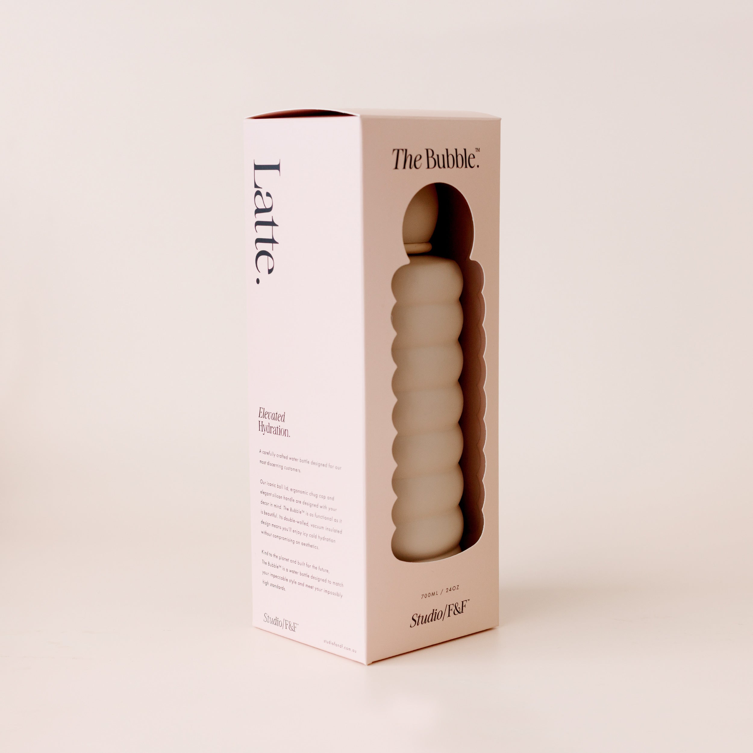 The Bubble Reusable Water Bottle 700ml - Latte - PRE-ORDER (LATE-APRIL)