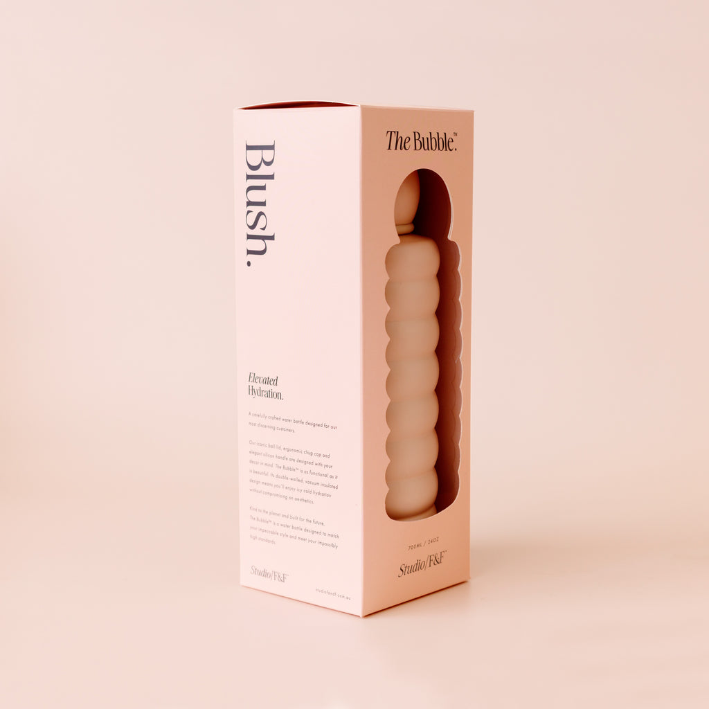 The Bubble Reusable Water Bottle 700ml - Blush - PRE-ORDER (LATE-APRIL)