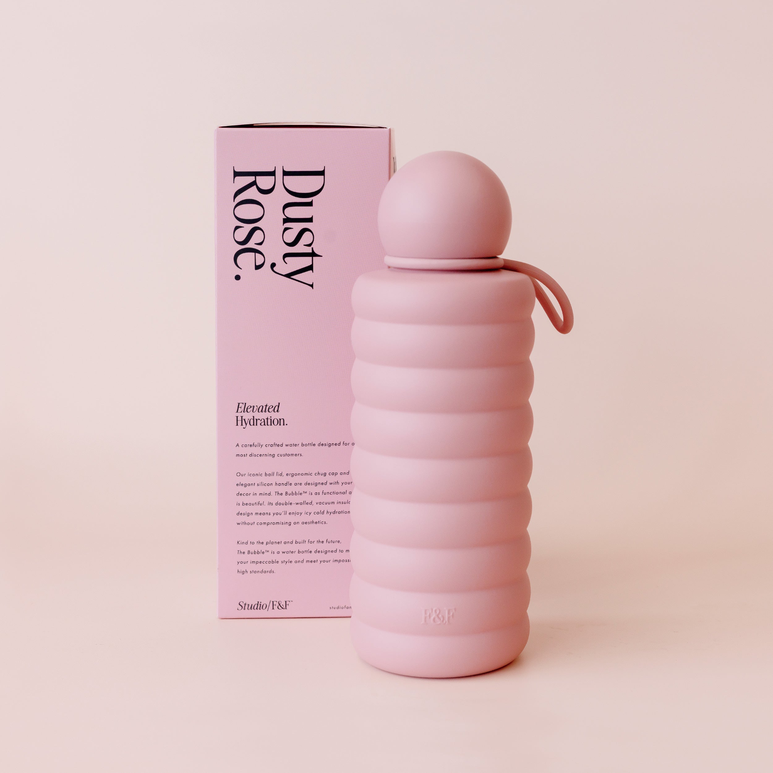 The Bubble Reusable Water Bottle 700ml - Dusty Rose - PRE-ORDER (MID-LATE APRIL)