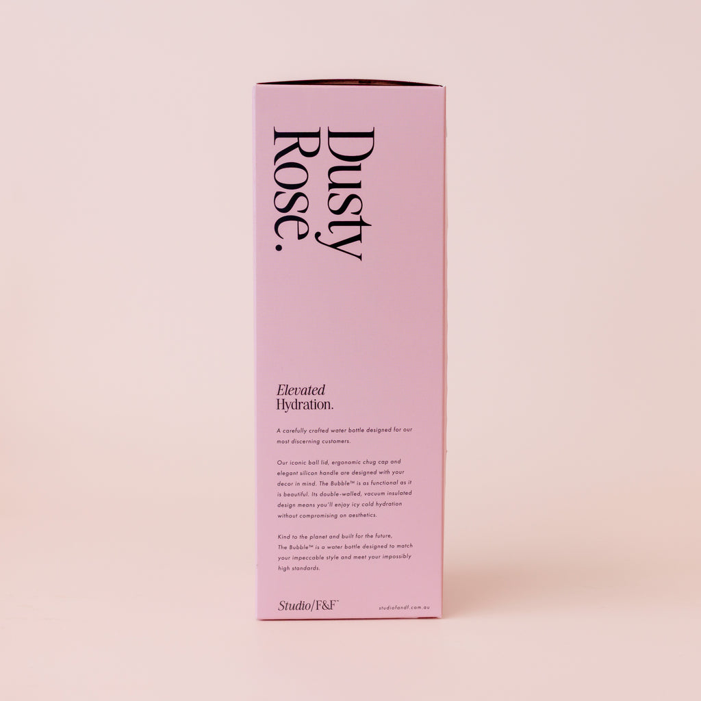 The Bubble Reusable Water Bottle 700ml - Dusty Rose - PRE-ORDER (LATE-APRIL)