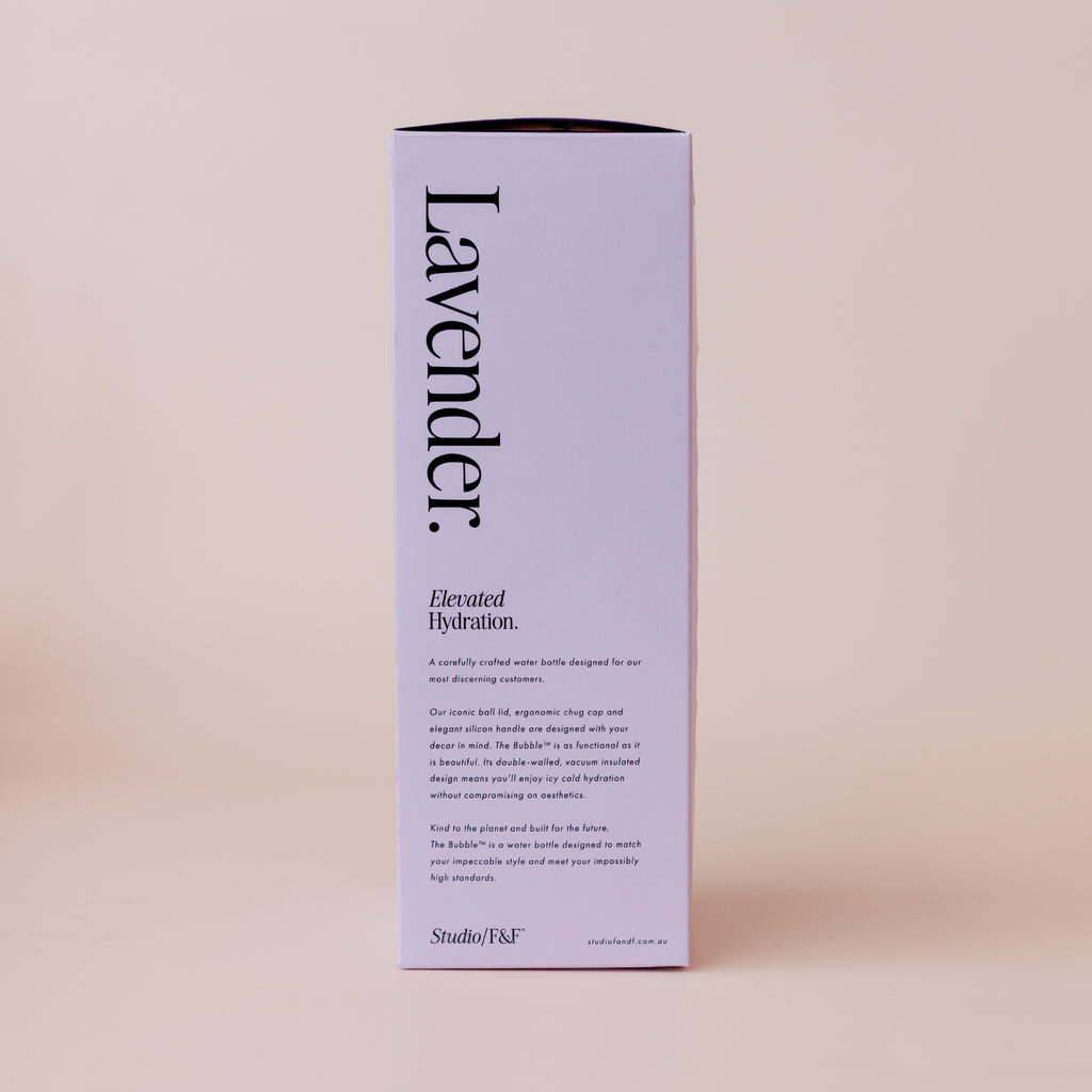 The Bubble Reusable Water Bottle 700ml - Lavender - PRE-ORDER (LATE-APRIL)