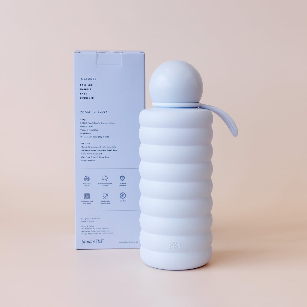The Bubble Reusable Water Bottle 700ml - Opalite - PRE-ORDER (LATE-APRIL)