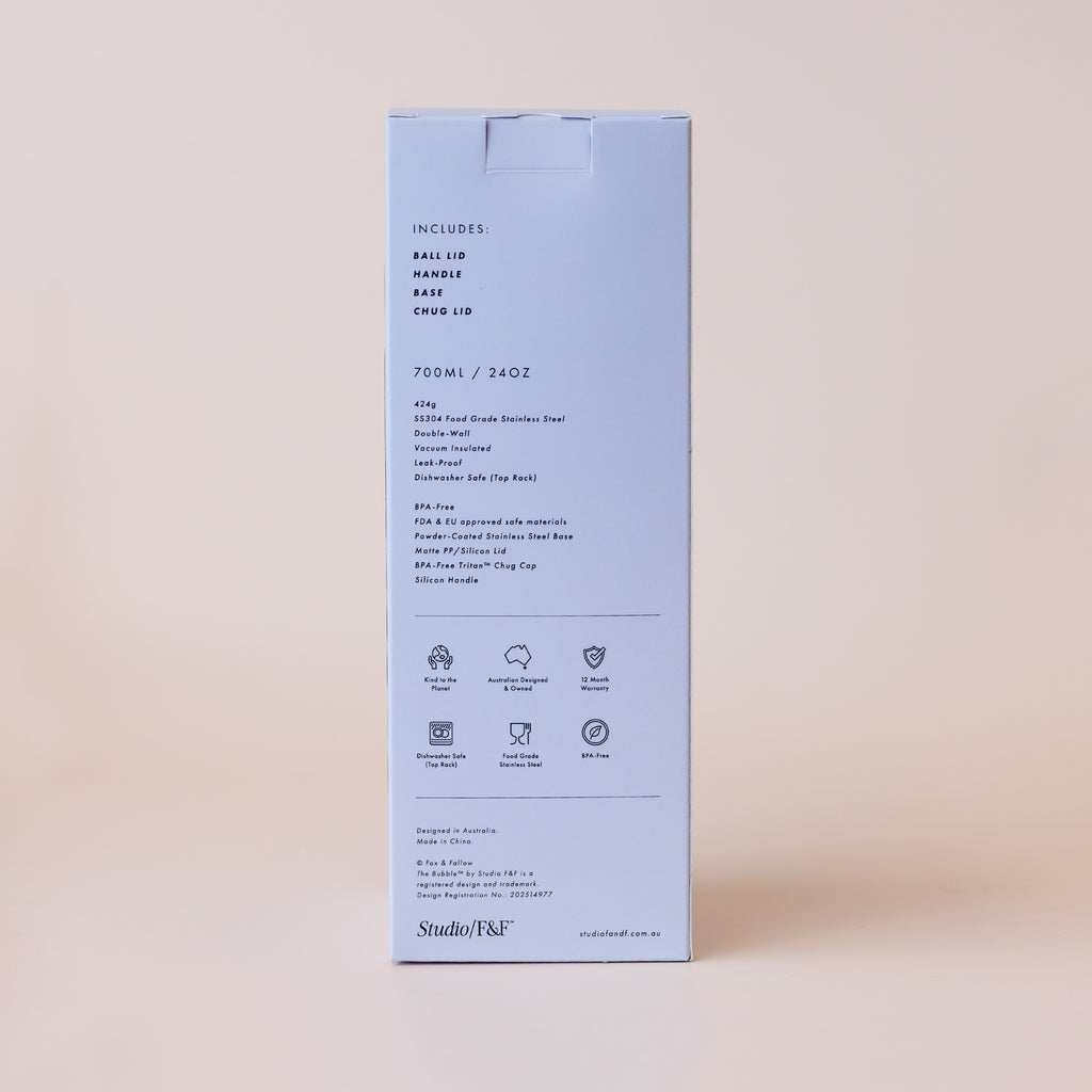 The Bubble Reusable Water Bottle 700ml - Opalite - PRE-ORDER (LATE-APRIL)