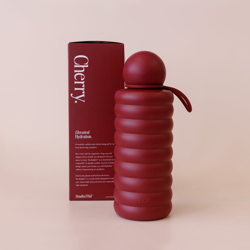 The Bubble Reusable Water Bottle 700ml - Cherry - PRE-ORDER (LATE-APRIL)