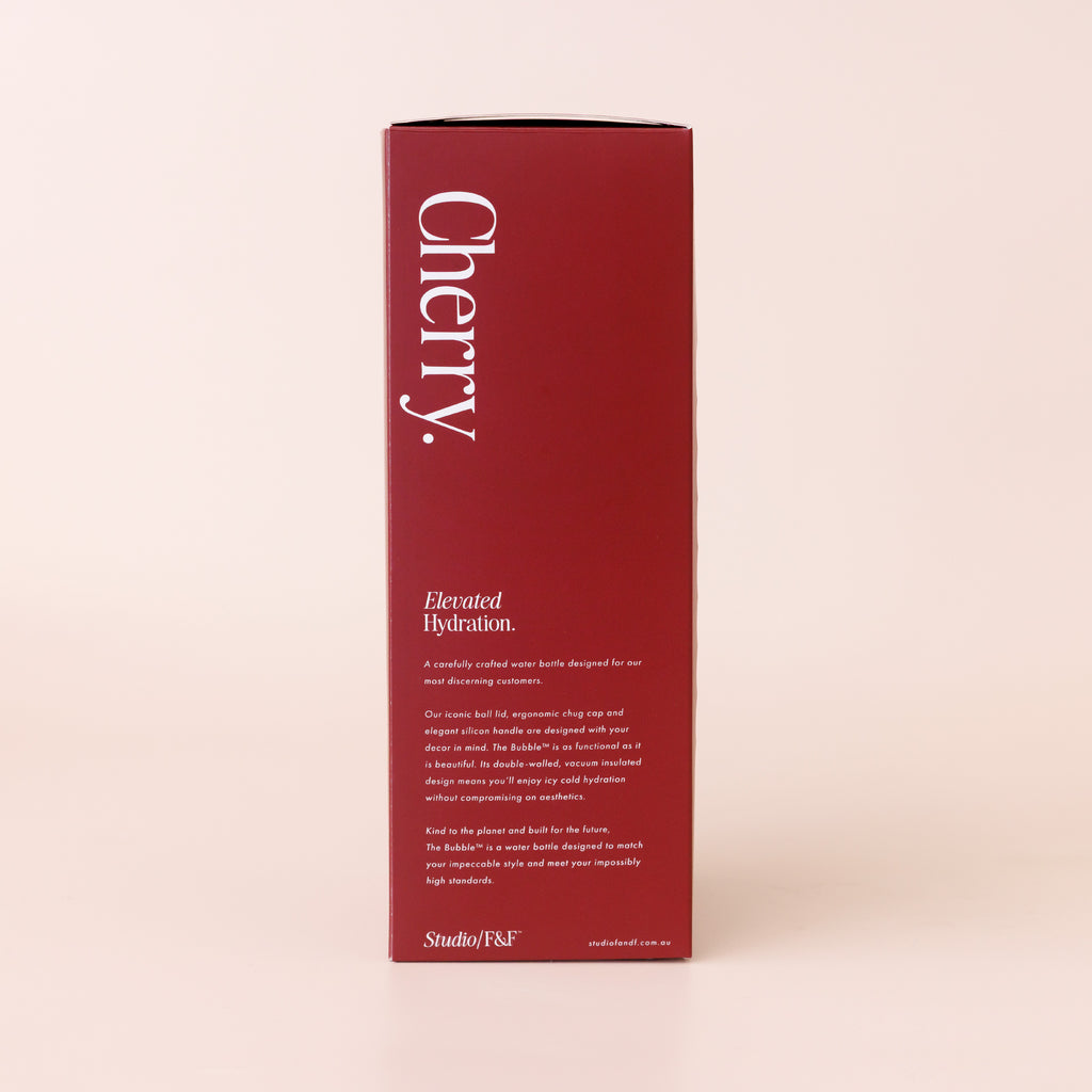 The Bubble Reusable Water Bottle 700ml - Cherry - PRE-ORDER (LATE-APRIL)