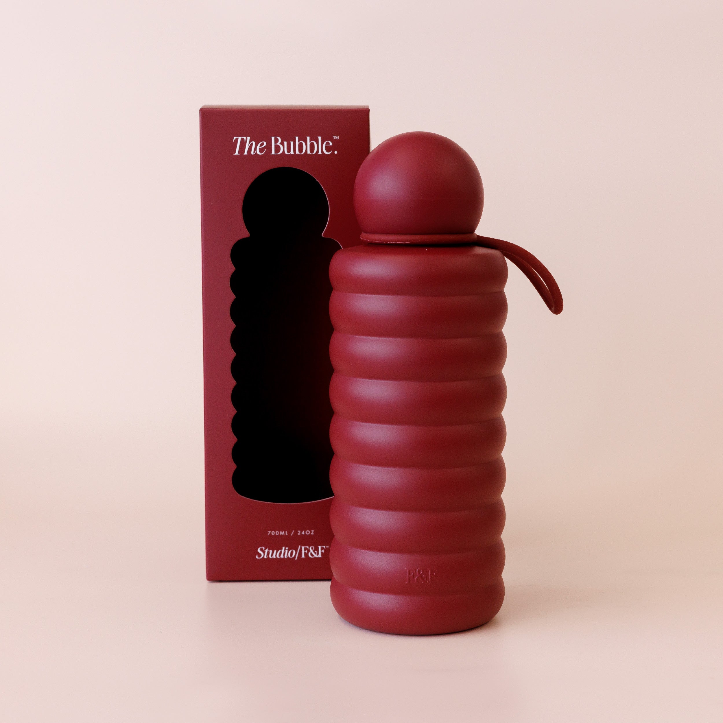 The Bubble Reusable Water Bottle 700ml - Cherry - PRE-ORDER (LATE-APRIL)