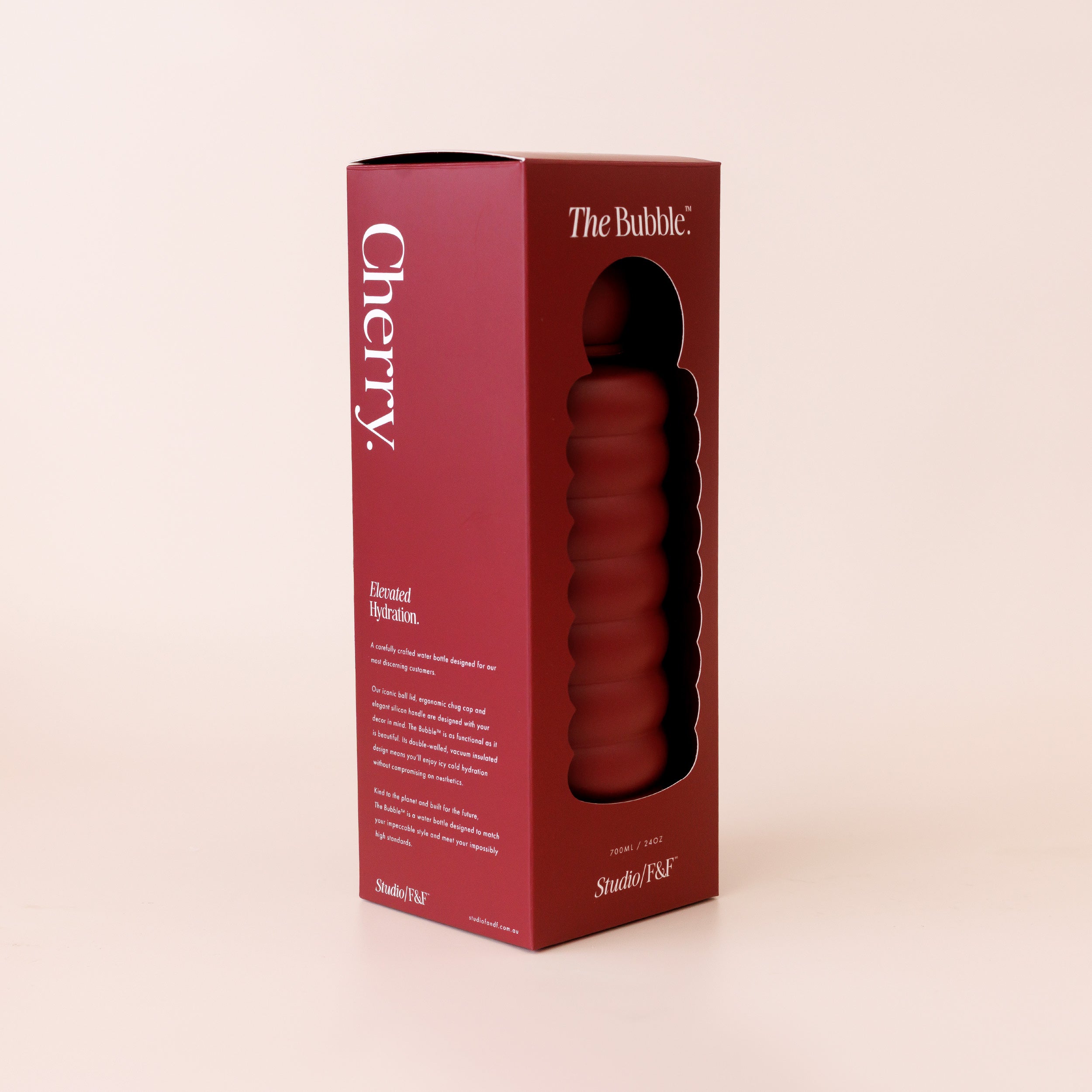 The Bubble Reusable Water Bottle 700ml - Cherry - PRE-ORDER (LATE-APRIL)