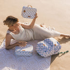 Sage Check Large Lunch Bag - SECONDS