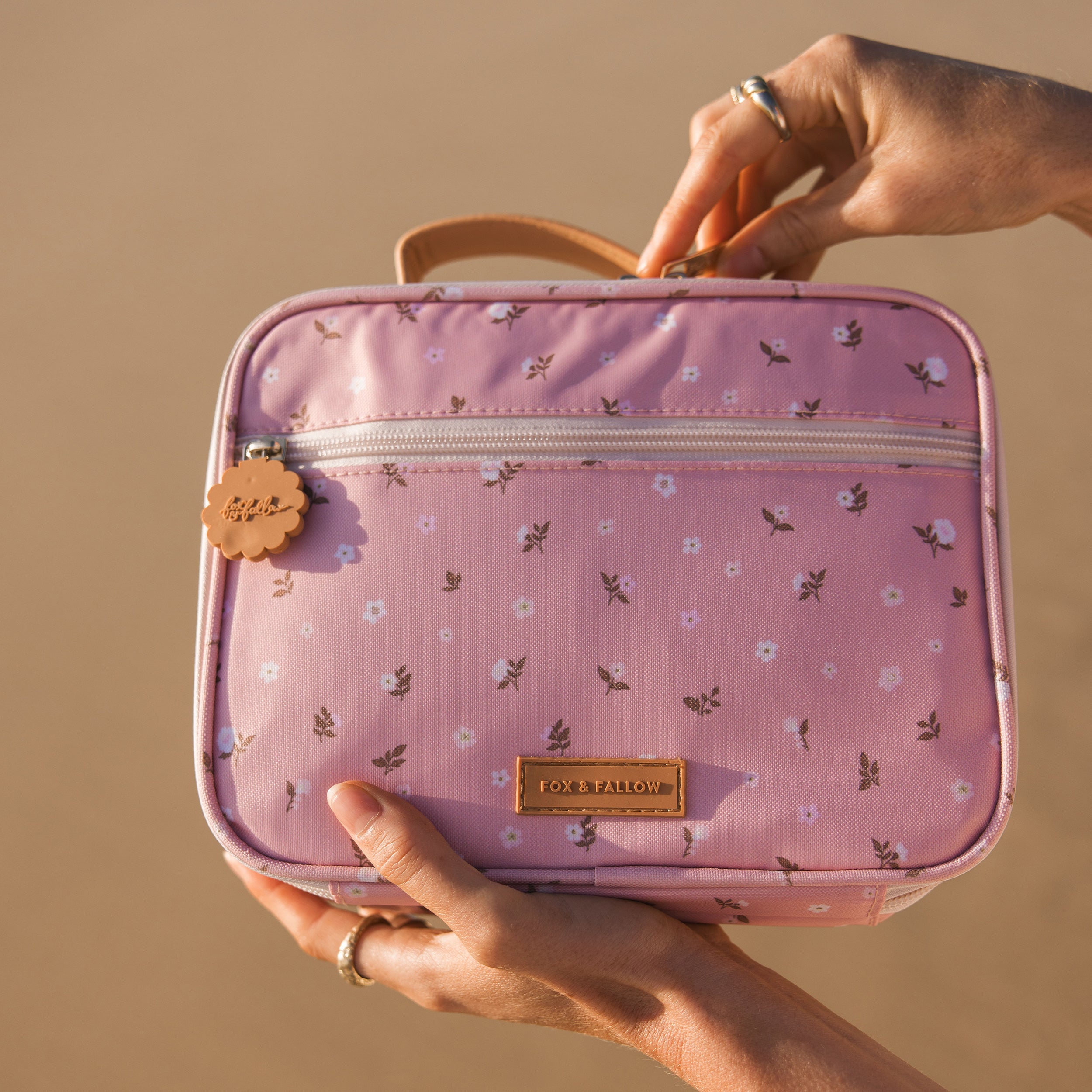 Dusty Roses Mini Lunch Bag