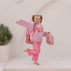 Burgundy Stripe Large Lunch Bag - PRE-ORDER (APRIL)