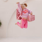 Burgundy Stripe Large Lunch Bag - PRE-ORDER (APRIL)