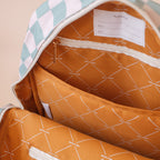 Sage Check Backpack