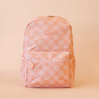 Peach Check Backpack - SECONDS
